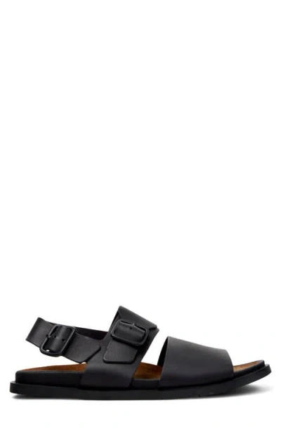Camper Lluc Two Strap Sandal In Black