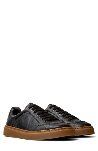 Camper Twentyfive Leather Sneakers In Black