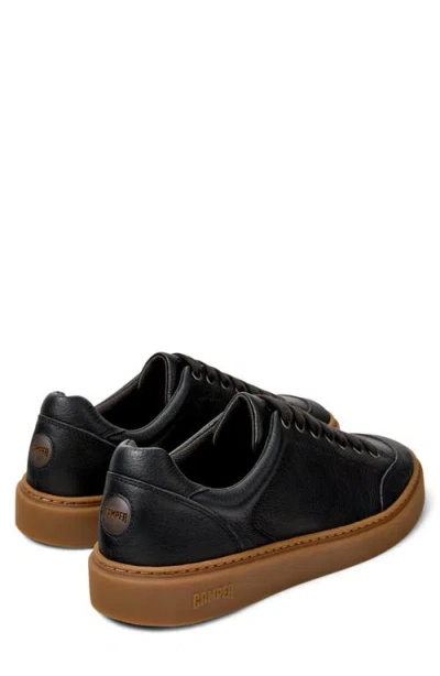 Camper Twentyfive Leather Sneakers In Black