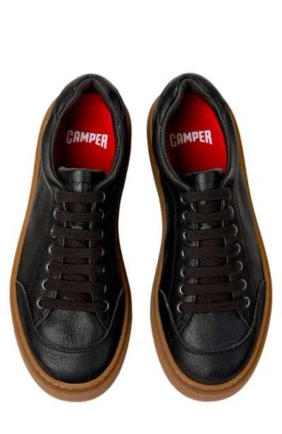 Camper Twentyfive Leather Sneakers In Black