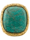 AURELIE BIDERMANN 'MIKI DORA' SIGNET RING,MIKBA02MGTURQUOISE10958256