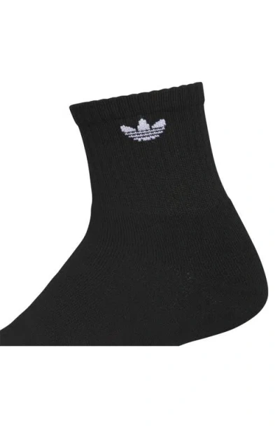 Adidas Originals Adidas 6-pack Trefoil 2.0 Quarter Crew Socks In Multi