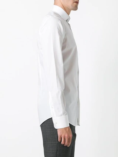 Shop Fashion Clinic Classic Plain Shirt In White