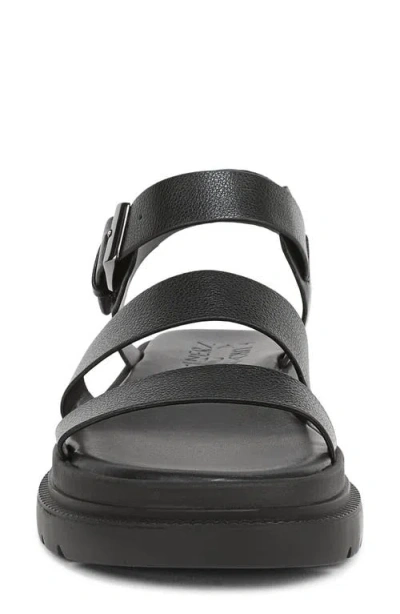 Naturalizer Avenue Ankle Strap Platform Sandal In Black
