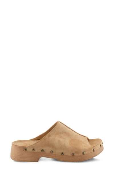 Spring Step Emberlyn Slide Sandal In Brown