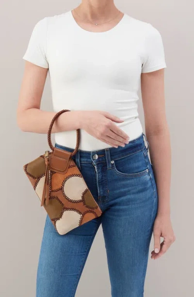 Hobo Sable Leather Wristlet In Multi