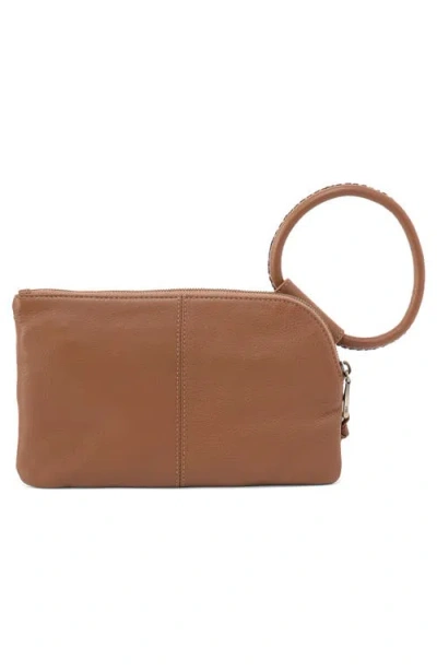 Hobo Sable Leather Wristlet In Multi