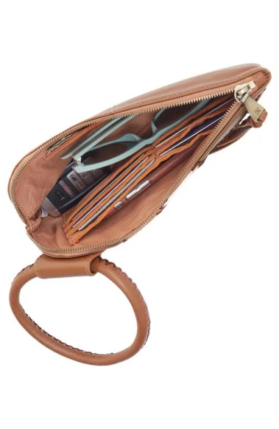 Hobo Sable Leather Wristlet In Multi
