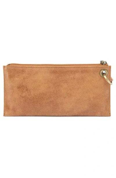 Hobo Vida Leather Wristlet In Brown
