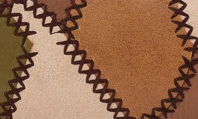 Hobo Compact Robin Leather Frame Wallet In Brown