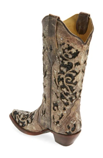 Corral Sequin Mid Calf Western Boot In Multi