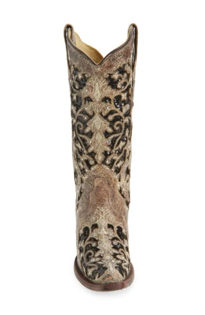 Corral Sequin Mid Calf Western Boot In Multi
