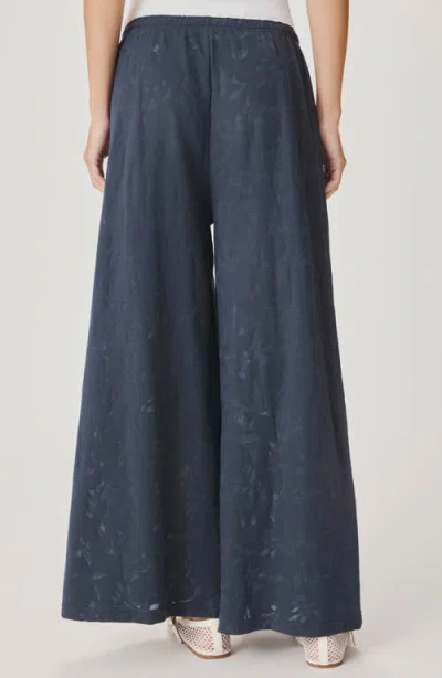Splendid Air Burnout Drawstring Pants In Blue