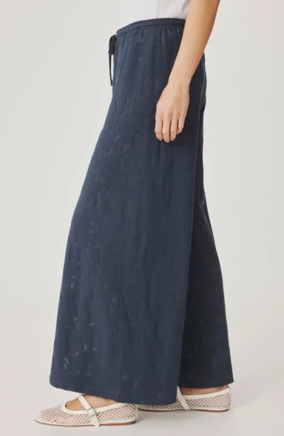 Splendid Air Burnout Drawstring Pants In Blue