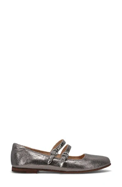 Frye Carson Mary Jane Flat In Black