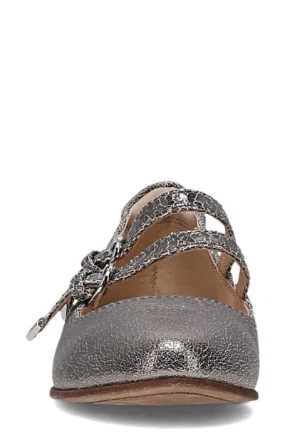 Frye Carson Mary Jane Flat In Black