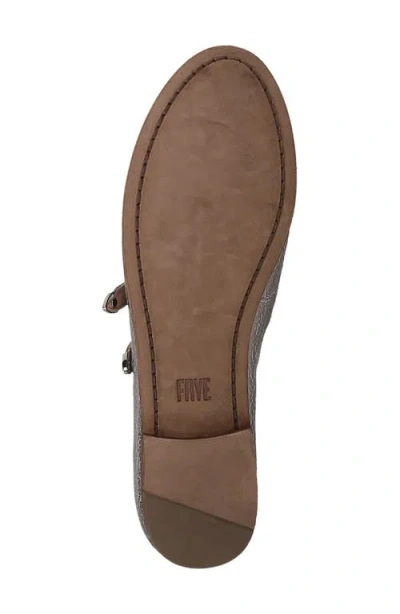Frye Carson Mary Jane Flat In Black