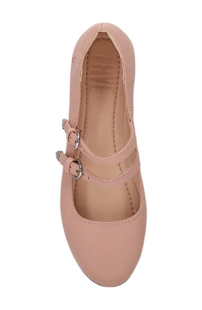 Frye Carson Mary Jane Flat In Pink