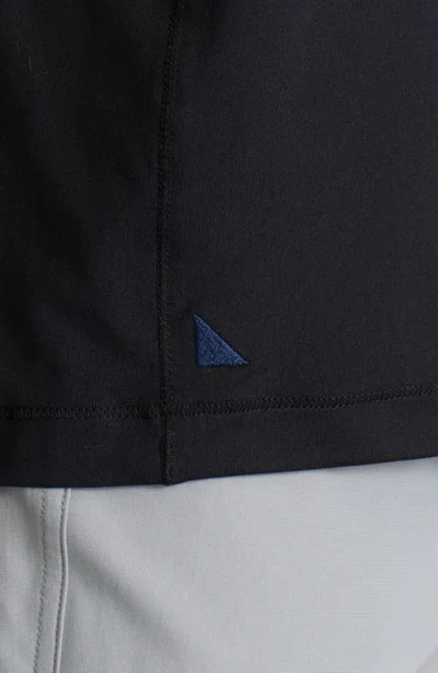 Untuckit Solid Performance Polo In Black