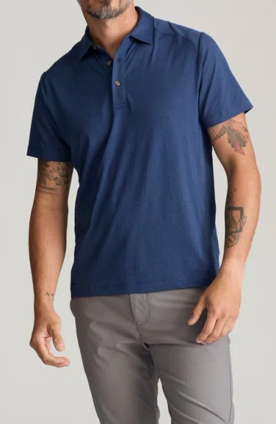 Untuckit Solid Performance Polo In Blue
