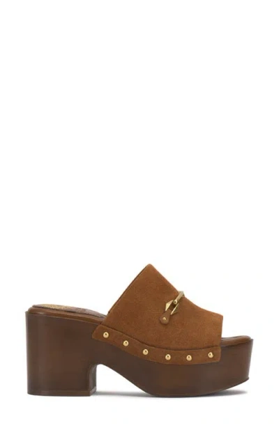 Vince Camuto Efellan Platform Sandal In Brown