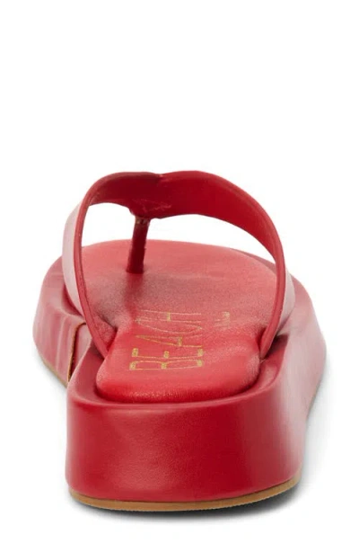 Coconuts By Matisse Mallorca Platform Flip Flop In Red