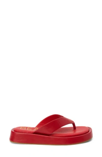 Coconuts By Matisse Mallorca Platform Flip Flop In Red