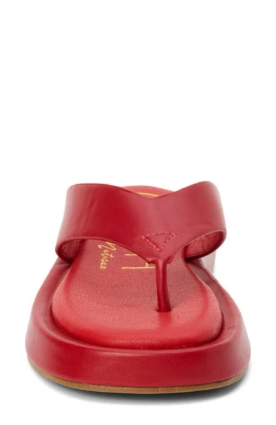 Coconuts By Matisse Mallorca Platform Flip Flop In Red
