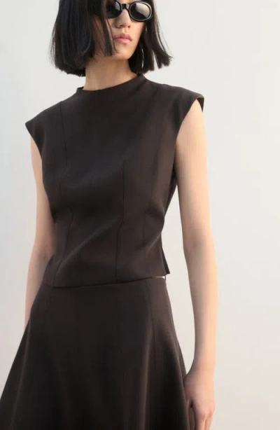 Mango A-line Miniskirt In Brown