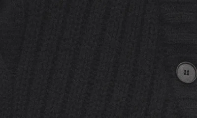 Mango Asymmetric Knit Hoodie In Black