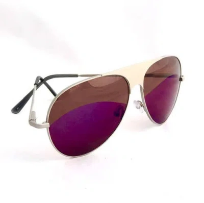 Vuliwear Elevated Polarized Aviator Sunglasses In White