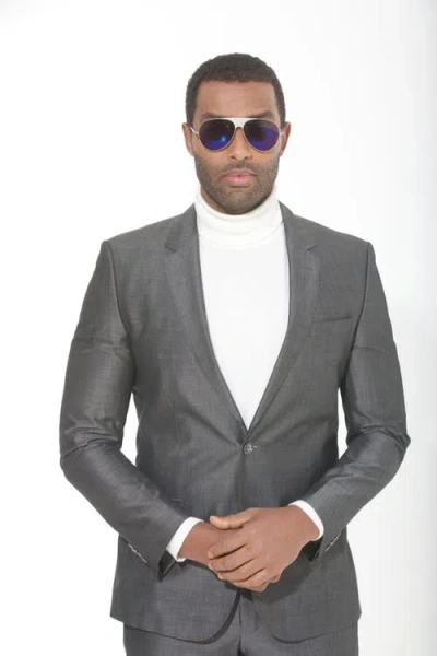 Vuliwear Elevated Polarized Aviator Sunglasses In White