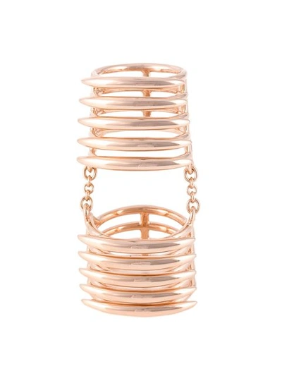 Shop Shaun Leane 'quill' Long Finger Ring - Metallic