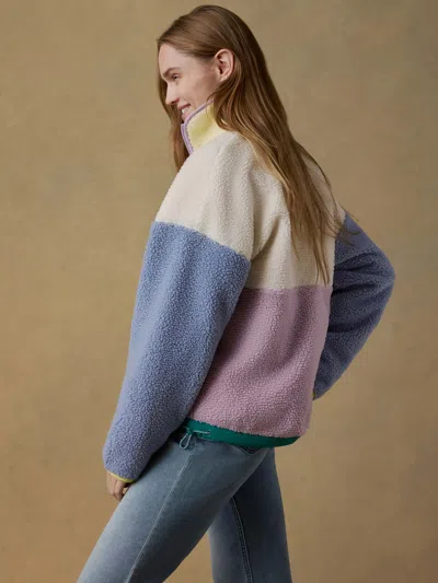 Faherty Fireside Fleece Pullover In Multi