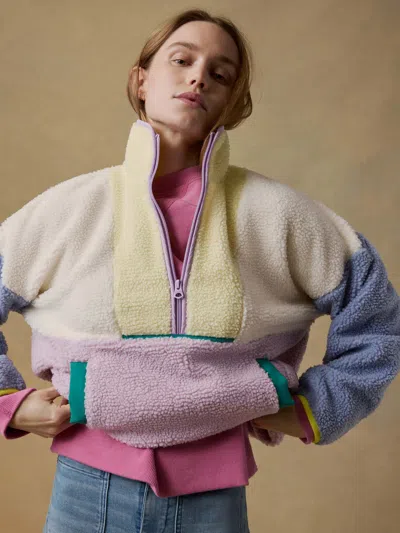 Faherty Fireside Fleece Pullover In Multi