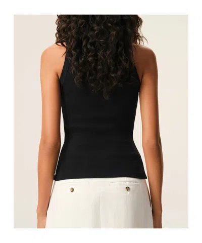 Ami Alexandre Mattiussi Ami Paris Women Ami De Couer Cotton Tank Top In Black