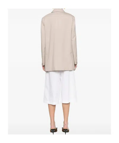 Max Mara Double-breasted Jacket In Neutral