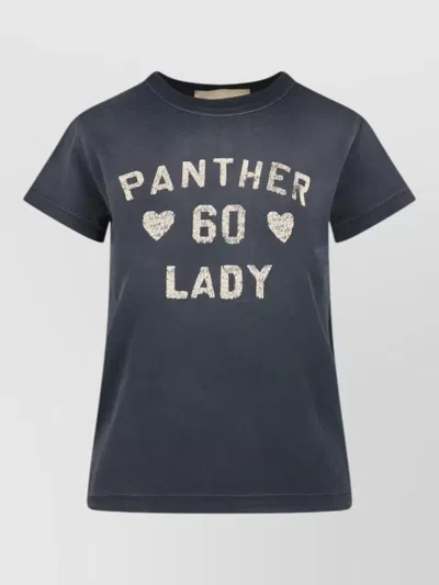 Valentino Womens Nero Betulla Printed Short-sleeves Cotton-jersey T-shirt In Blue