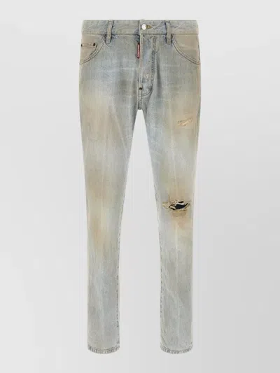 Dsquared2 Light Blue Denim Jeans In Blue