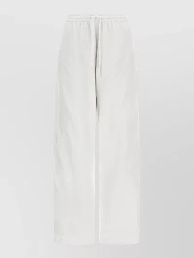 Balenciaga Multicolor Cursive Reversible Pants In White