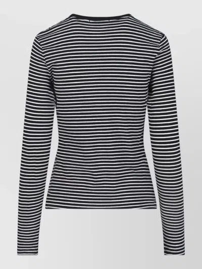 Nili Lotan Simone Tee In Gray