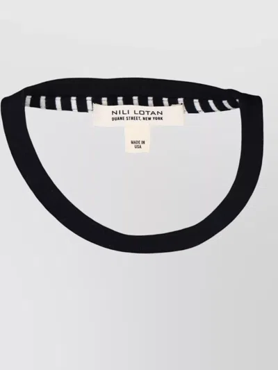 Nili Lotan Simone Tee In Gray