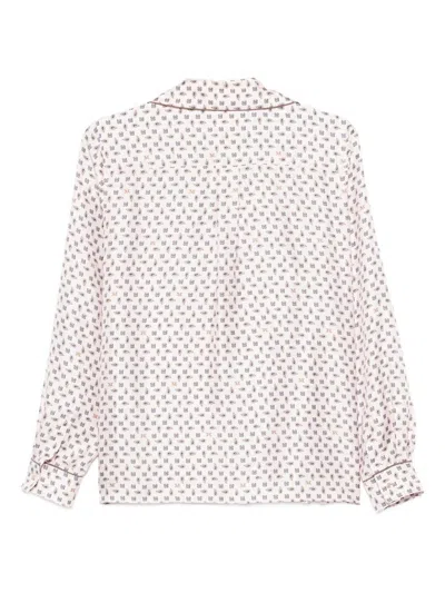 Max Mara Silk Shirt In White