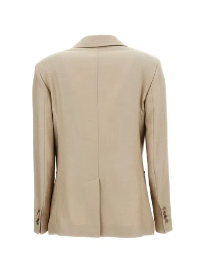 Max Mara Single-breasted Blazer In Brown