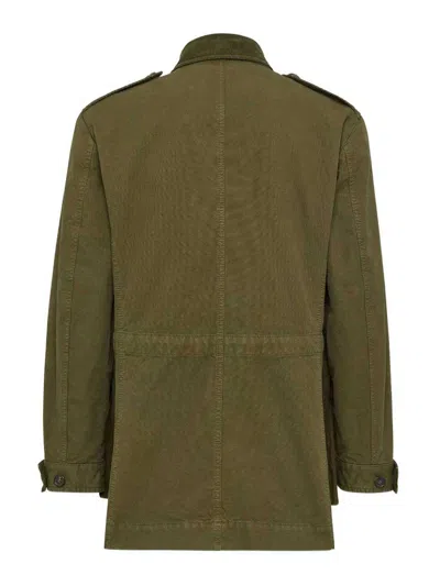 Dsquared2 Olive Hunter Field Jacket In Green