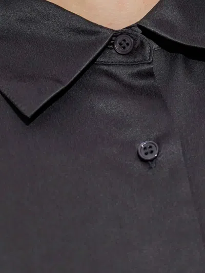 Iro Button-down Silk Shirt In Black