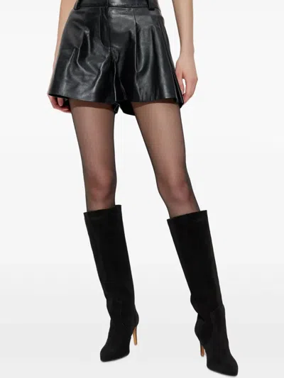 Iro Belt Loop Shorts In Black