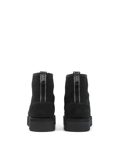 Karl Lagerfeld Thermo Mns Mid Pull On Boot In Black