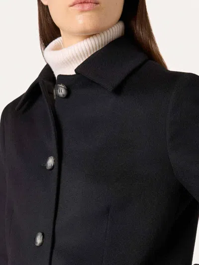 Lardini Single-breasted Wool Jacket In Black
