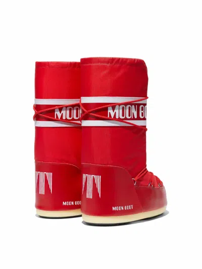 Moon Boot Boots In Red